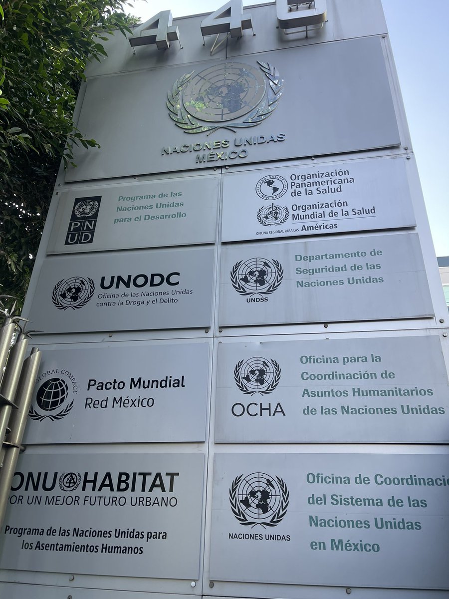 Another amazing day. For over 2 years, Federico and I have been zoom buddies. Today we met at PAHO / UN to discuss collaboration #crisiscommunication #riskcommunication #mexico #mexicocity #health