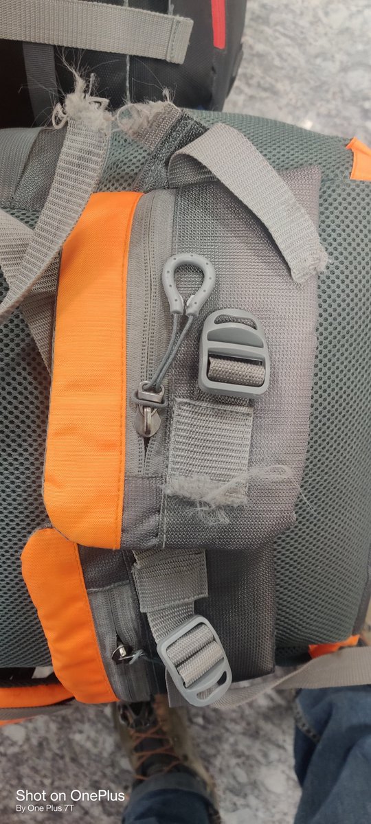 haldarankit's tweet photo. @IndiGo6E
 What a beautiful eay to handle baggage that it got torn.
You have trained your baggage staff well to say that Customer Service will reply within 24hrs. The replys never come.
#IndigoTearsBaggage https://t.co/7gd7iRVGLg