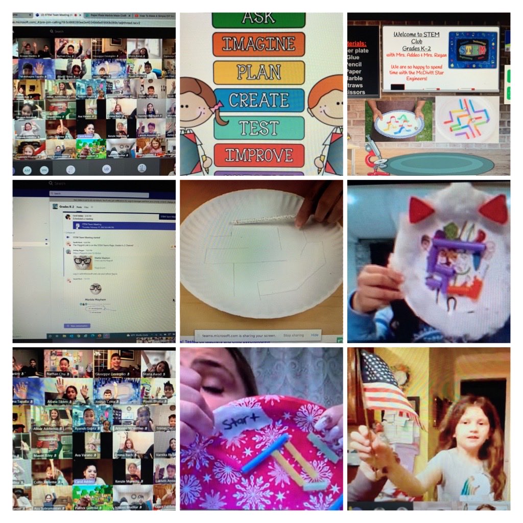 STEM Club with the McDivitt Star Engineers! Students created a Marble Maze and shared their creations on ⁦@Flipgrid⁩ ! ⁦<a href="/McDivittSchool/">Laurie Coletti</a>⁩ 🌟