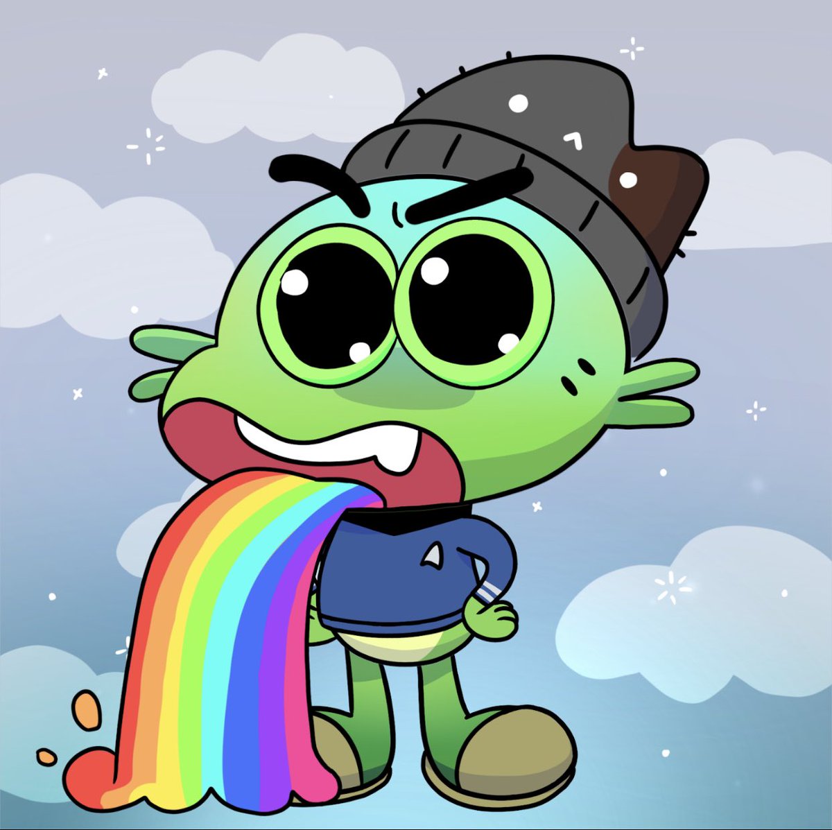 DoneDealDada's tweet photo. #NewProfilePic Alert!!! @NftFloppy π₯πGalactic Blue Lime Googly SuperFlop!! πβ¨ππ½#nftFloppy https://t.co/2aNOtz4RlK