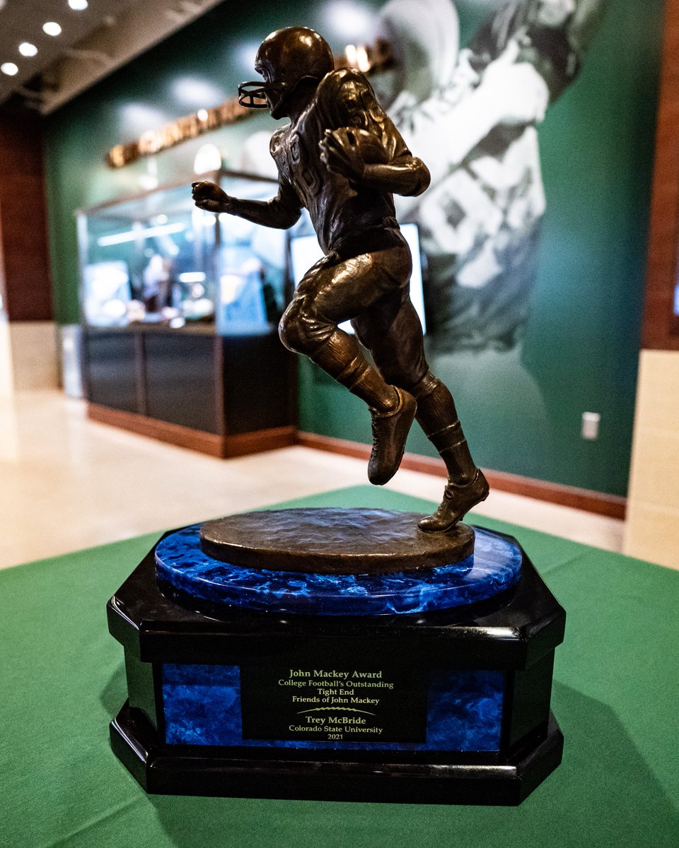 It's 𝗢𝗳𝗳𝗶𝗰𝗶𝗮𝗹.

 <a href="/mcbtrey/">Trey McBride</a> has the hardware as the 𝐁𝐞𝐬𝐭 𝐓𝐢𝐠𝐡𝐭 𝐄𝐧𝐝 𝐢𝐧 𝐀𝐦𝐞𝐫𝐢𝐜𝐚 🏆 

One of the most #Stalwart Rams of all-time‼️