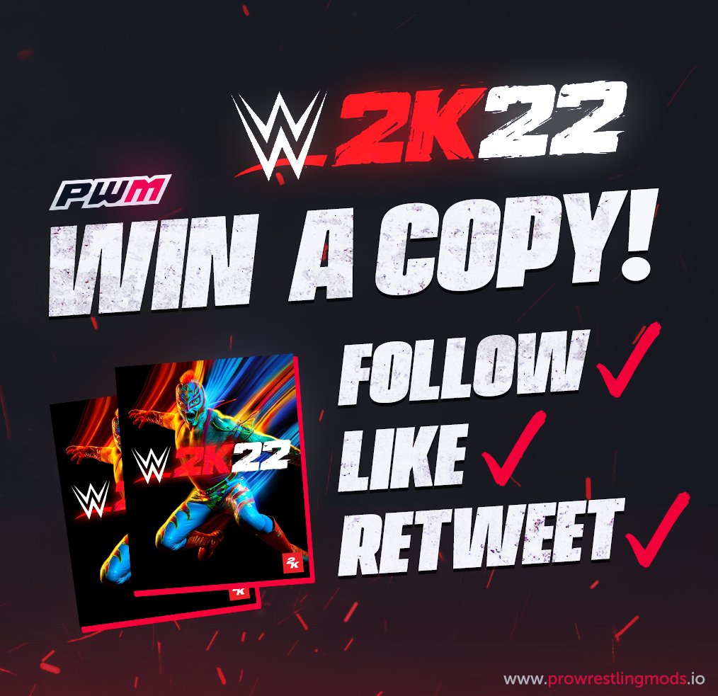 🚨 Get an Instant Entry Into the #WWE2K22 Giveaway now!

🚨 If you sub to our Patreon for 2 months minimum (Instant payment,2nd charge 1st of month) You can gain 1-3 extra entries. $10-20 Tier Std Edition. Highest tier NWO edition. #PWMods

More Info 👇
patreon.com/PWMods