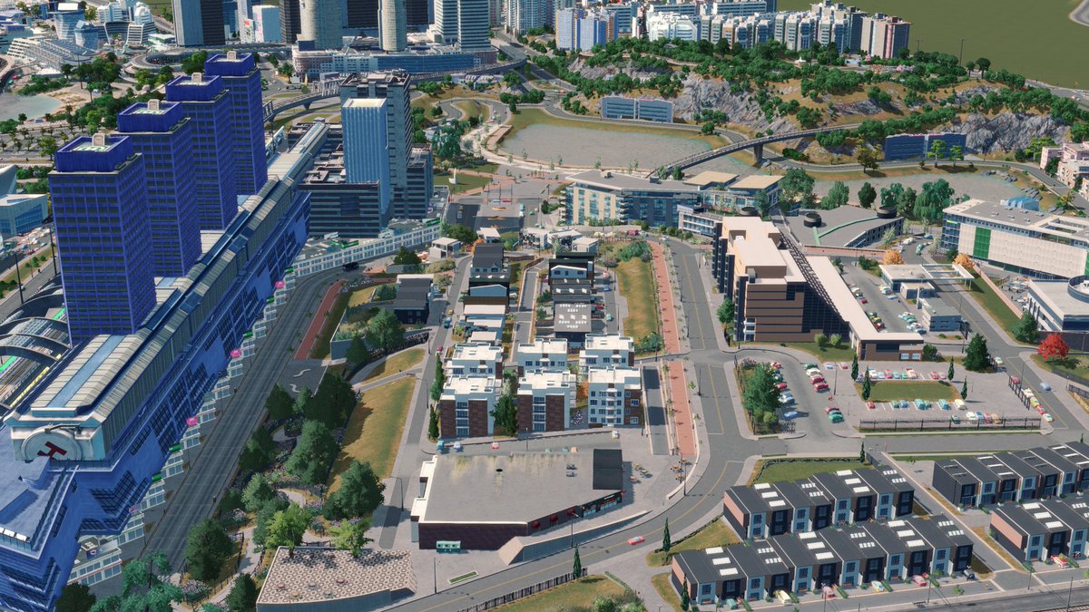 ELight80994702's tweet photo. Pics from the Generic City. (and new timelapse video on yt)
#citiesskylines https://t.co/yRuvWakMr1