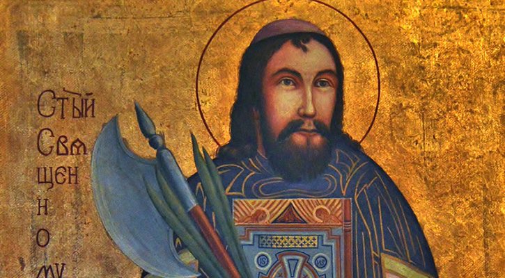 HeinleinMichael's tweet photo. St. Josephat, patron of Ukraine, hasten to help your people. https://t.co/7zZb7moXEV