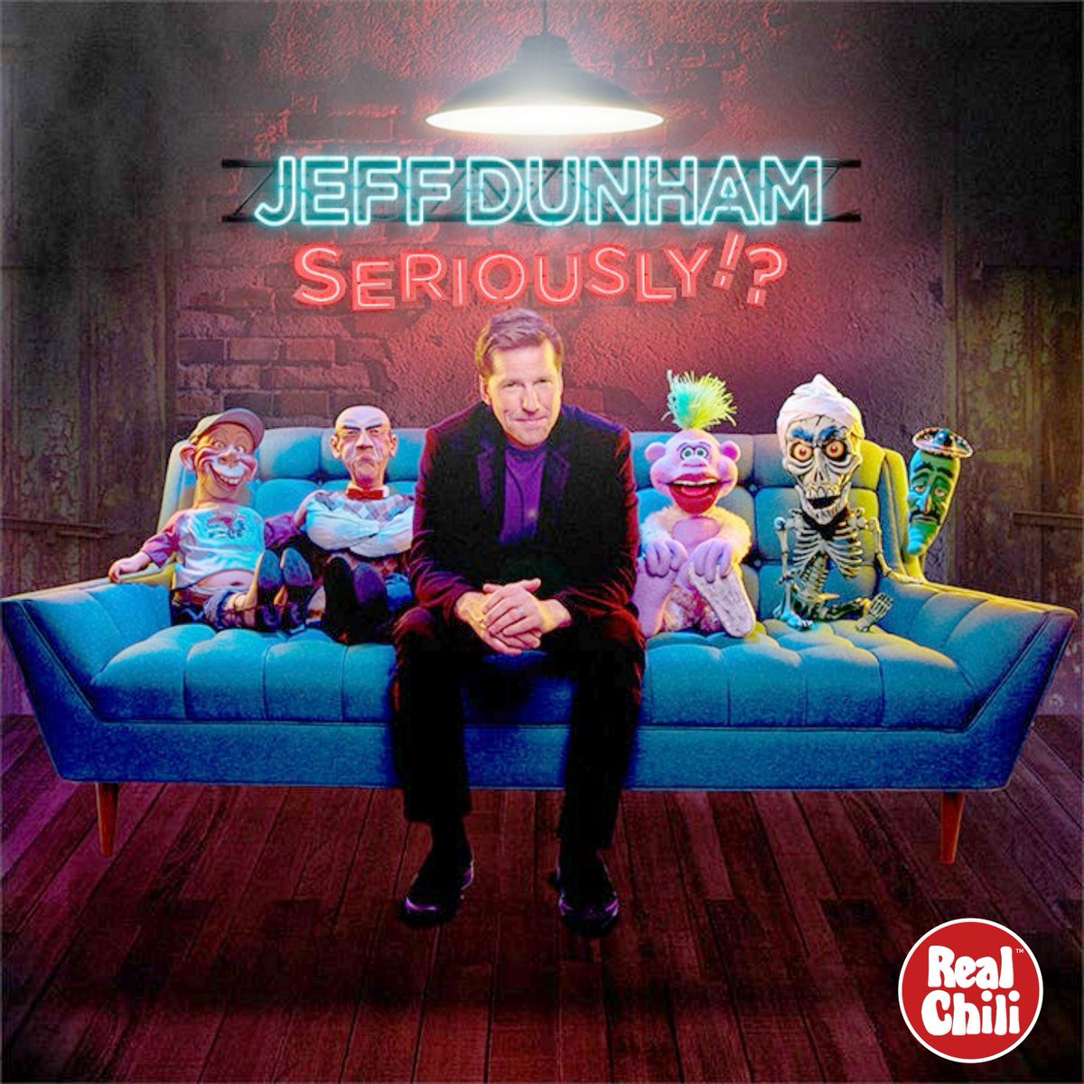 Time for Chili and getting Serious-ly! Jeff Dunham and his cohorts are on their new international tour, “JEFF DUNHAM: SERIOUSLY!?” highlighted with a stop at the Fiserv Forum tonight!
#RealChili #RealChili1931 #JeffDunham #Seriously #chili