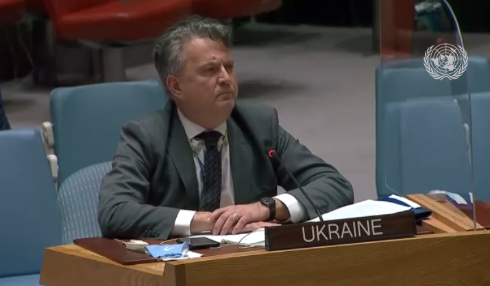 Gbastidas's tweet photo. Representante de Ucrania reclama en el Consejo de Seguridad de la ONU que Rusia siga formando parte de este consejo tras la declaración de guerra de Vladimir Putin. https://t.co/wQcRhRSW0a