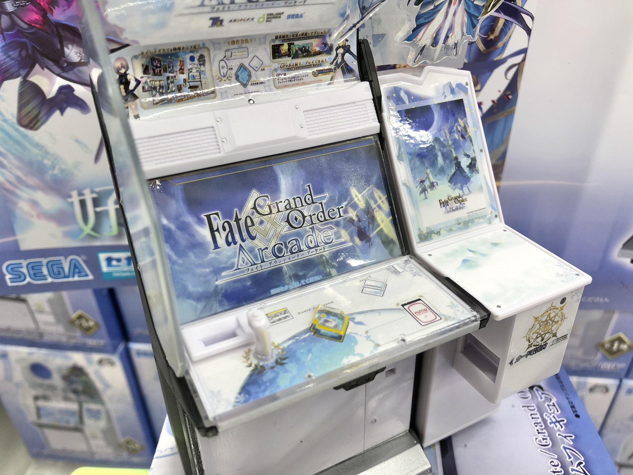 Fate / Grand Order Arcade フィギュア ミニチュア 筐体 Fate Grand Order Arcade フィギュア ミニチュア筐体 6個