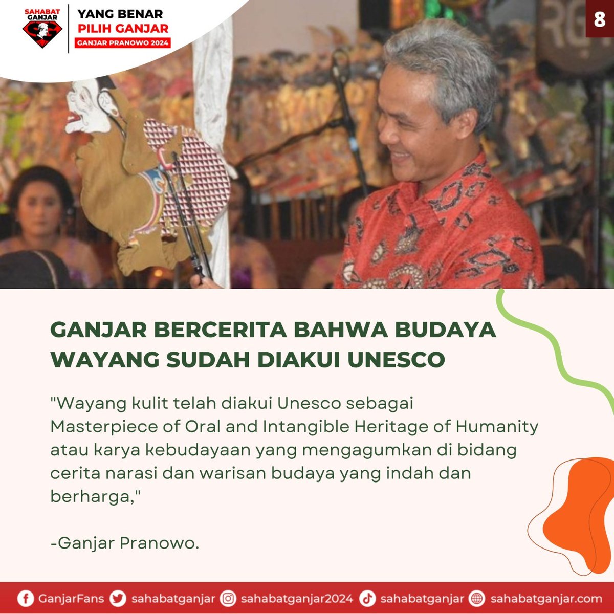 igiT_0403's tweet photo. Ganjar mengaku ingat dengan mendiang Bupati Tegal Enthus Susmono yang juga berprofesi yang dalang. Ethus dalam ingatan Ganjar, mampu menyebarkan kebaikan agama lewat wayang.
@kesittt @kenhans03 @KomengMcisBack https://t.co/UWkW0DlfFW