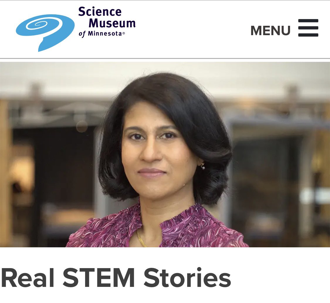 #science is all of us… Thank you <a href="/sciencemuseummn/">Science Museum of Minnesota</a> for highlighting Real STEM Stories