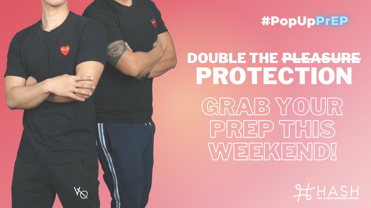 HASH_Support's tweet photo. Double the protection! #PopUpPrEP

Grab your PrEP * at one of two locations this weekend!

📍 Seven Dragons Wellness Spa
Saturday, Feb. 26, 2022 / 1PM - 11PM

📍 Cocoon Boutique Hotel
Sunday, Feb. 27, 2022 / 1PM - 6PM

Sign up here: https://t.co/CzyjiLCY9I…

*Costs may apply https://t.co/AebOAn4UKe