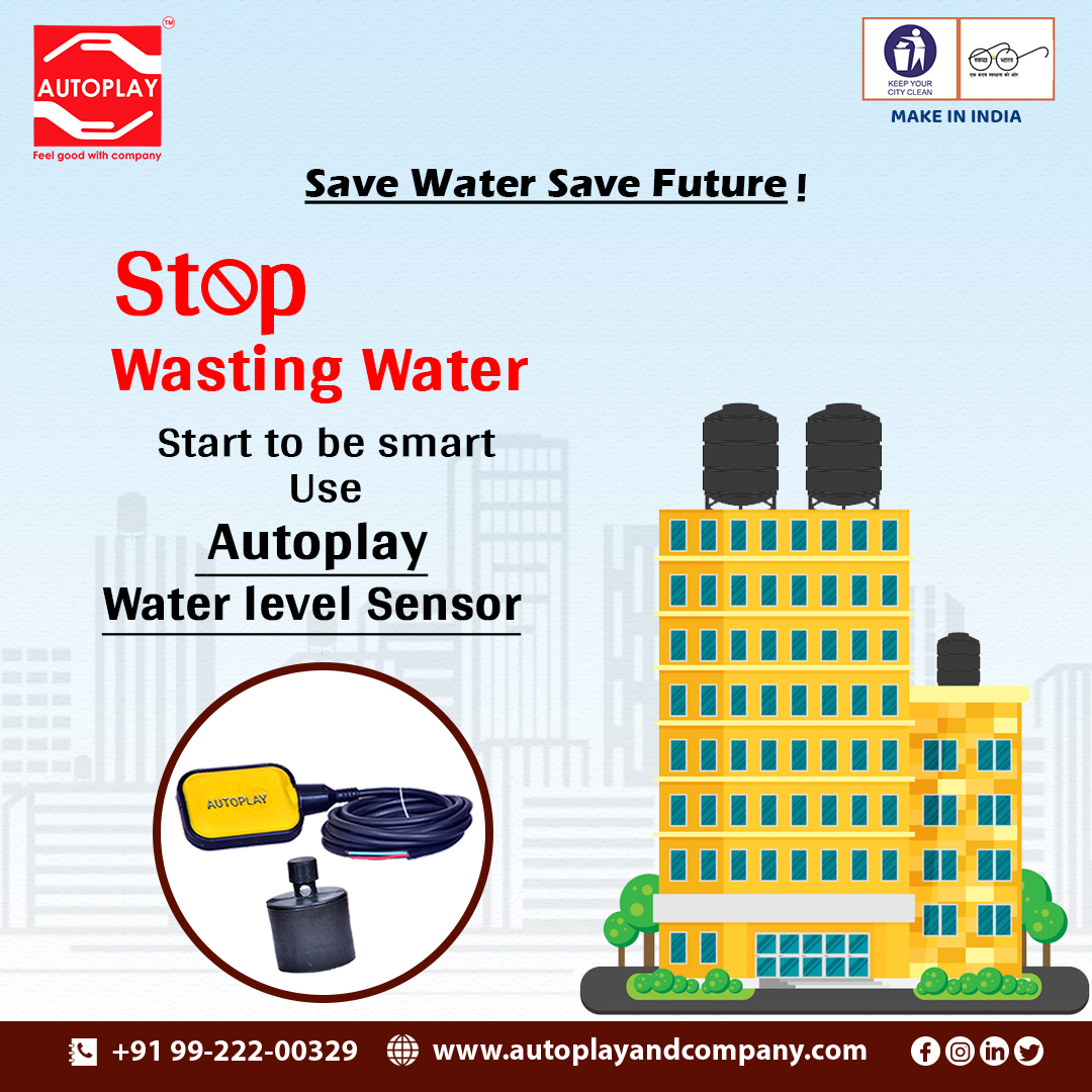 Autoplayswitch's tweet photo. Apartment water tanks are used for the storage of water for drinking and household activities. 
Lack of attention for motor ON/OFF may cause water wastage.@Autoplayswitch 
#Floatswitch #waterlevelcontroller #cablefloatswitch #waterlevelfloatswitch #verticalfloatswitch #autoplay https://t.co/1jG97ObJG6