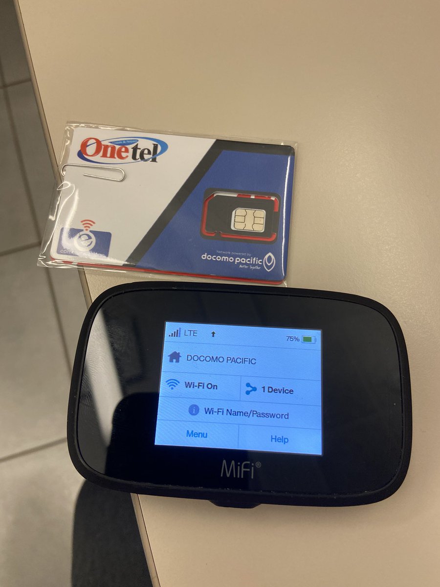 visitguam_jp's tweet photo. グアムでワーケーションの最強の味方　#onetel の #wifi でどこにいても仕事できるんで、本当に便利ですね https://t.co/5ExAk39ISO