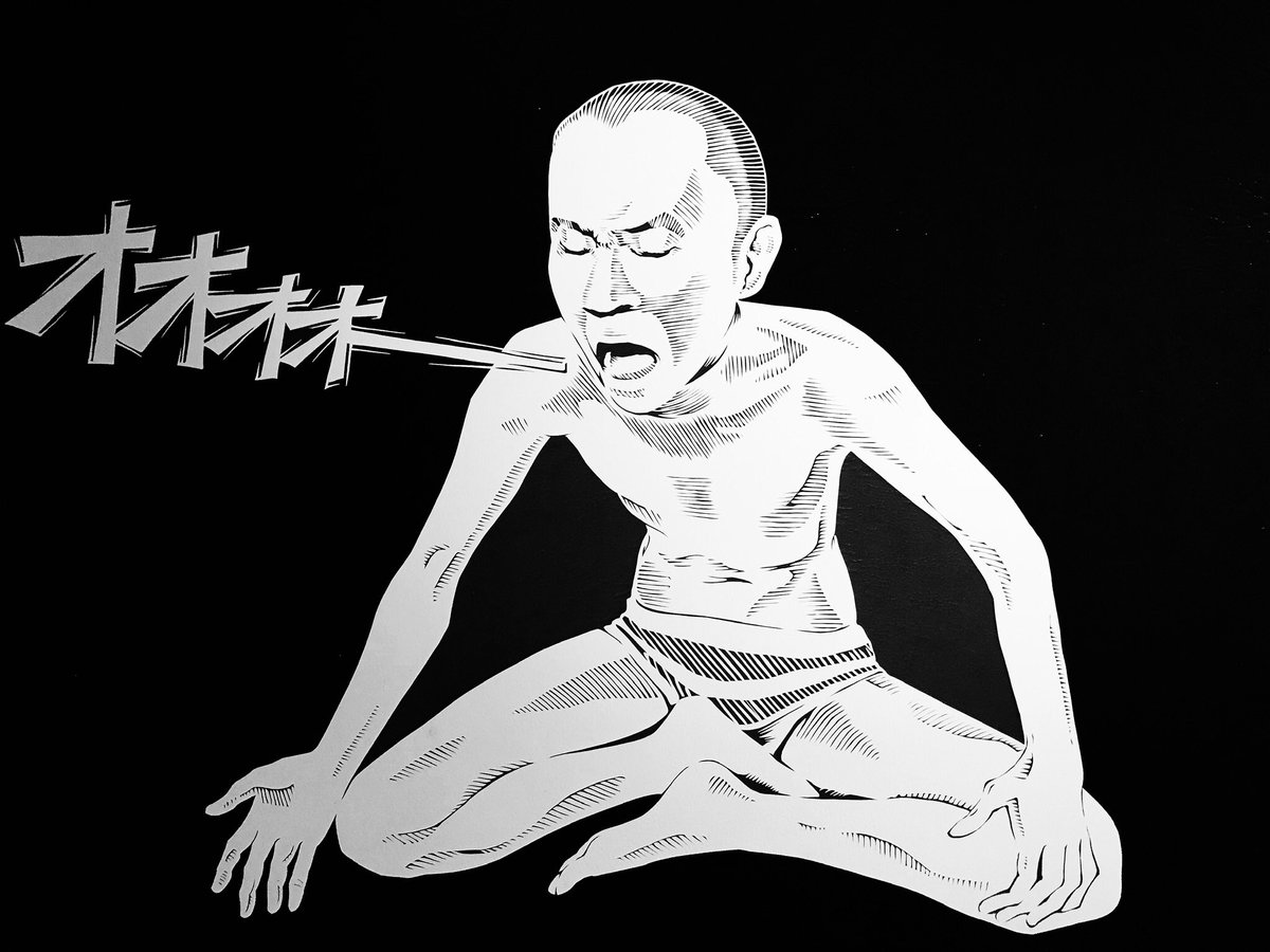 似顔絵切り絵です。
誰かわかりますか??

#切り絵 