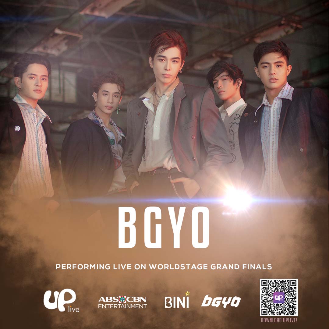 bgyo_ph's tweet photo. #BGYO | Watch BGYO’s special performance at Uplive Worldstage Grand Finals at 10AM on Feb 27! 

🔗 https://t.co/9e88EvGPHB
 
GRAND FINALS ( TOP 15 Contestant battle)
26th Feb, 6.00PM PST Saturday
26th Feb, 9.00PM EST Saturday
27th Feb, 10.00AM PH Sunday

@BGYO_members https://t.co/jQDvK5yKoe