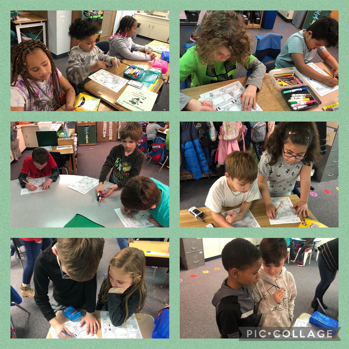 tonyamgordon's tweet photo. Today the #thirdgraders got to meet with our @wgfirstgrade buddies! Ss had fun chatting &amp; completing an All About Me page that will be posted for other Ss &amp; staff to see. @Westgate66 #WeAreWestside #teamwork https://t.co/ODb6pqqDTy