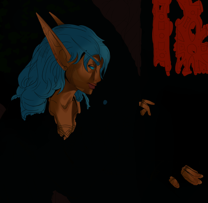 TECHNICIANART's tweet photo. I lied and did some more shading.

God these WIP's always look so messy. https://t.co/PZkVSITNhg