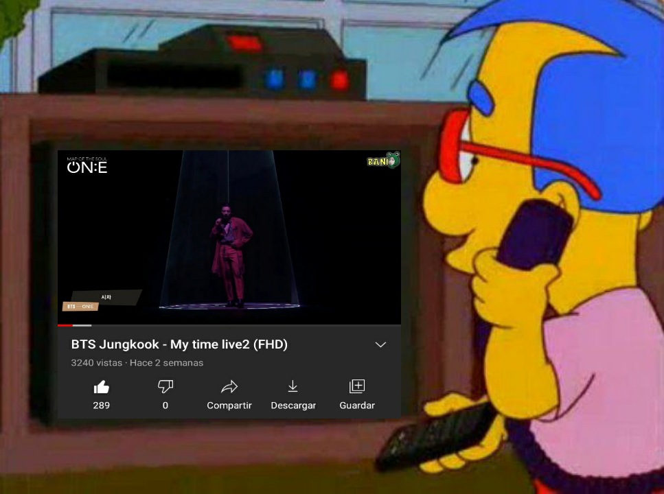 - Milhouse ¿Estás viendo que estamos por entrar a la tercera guerra mundial?
- Ah, sí, es algo fantástico