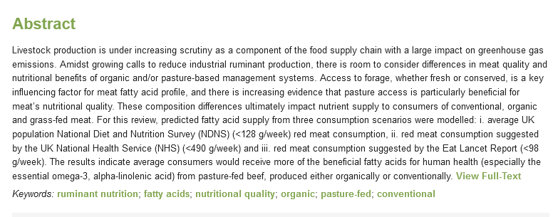 #mdpifoods
Welcome to read the latest paper "#Nutritional Benefits from #Fatty_Acids in Organic and #Grass_Fed_Beef" by Hannah Davis et al

Link: mdpi.com/2304-8158/11/5…