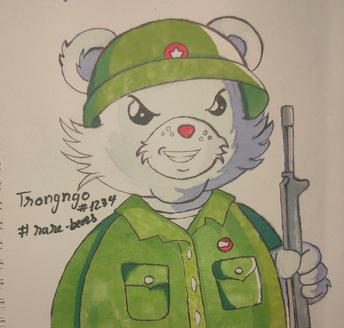 trongcui's tweet photo. this is fan art, i'm not good at doing it but i did my best to contribute a small part to help our community grow more and more, hope you guys don't forget me <3
@BearsRare https://t.co/BSmO2Pnasa
