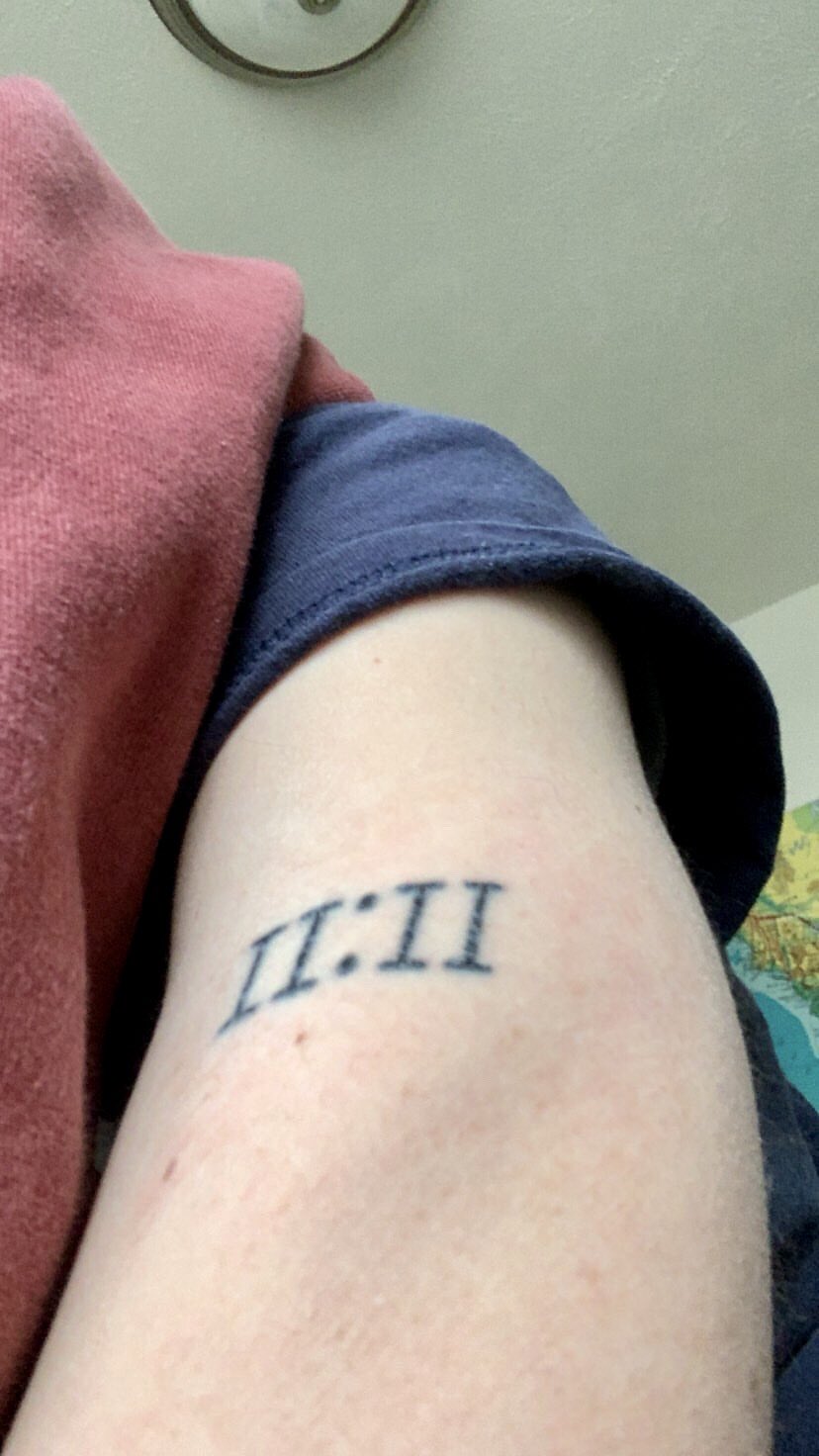 Buy 1111 Numerology Temporary Tattoo Eleven Synchronicity Small Online in  India  Etsy