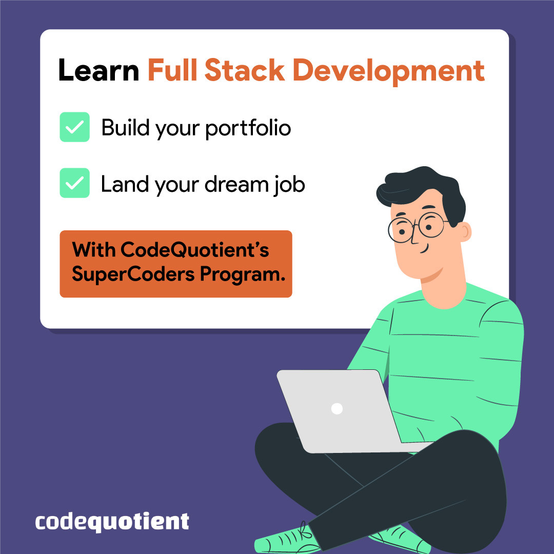 CodeQuotient's tweet image. Project - based learning, training by tech professionals and assured job placement! 
Do not miss out on this opportunity!
Check out our FREE program.
codequotient.com/learners/#prog…
#CodeQuotient #SuperCoderProgram #industrytraining #jobready #tech #techjobs #recruiting #dreamjob