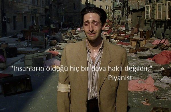 "İnsanların öldüğü hiçbir dava haklı değildir." (The Pianist) 

#Ukraina