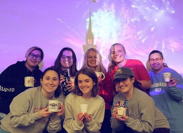 ASK_epsilon's tweet image. Sisterhood mug exchange and movie night! 🎬☕️