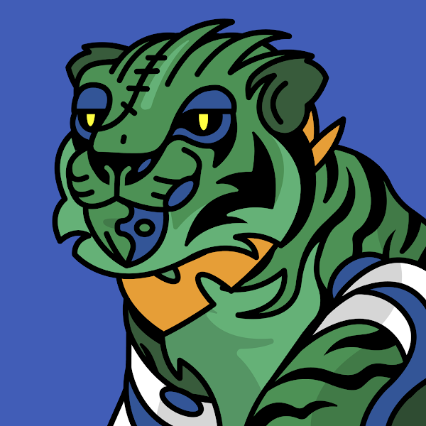 lyssaaw's tweet photo. @virtualwhale30 @toothfairy_NFT @micoh91 @Deadfellaz @Hutch_FF @bordskullcowboy @PsySilly @AxelSchilling @Eazy_ETH_NYC @cryptoconnell blue tiger gang reporting for duty https://t.co/BQLmPfWKNy