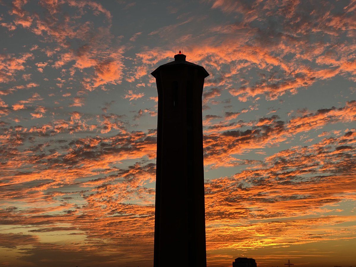 Great sunset up on the roof the other day!