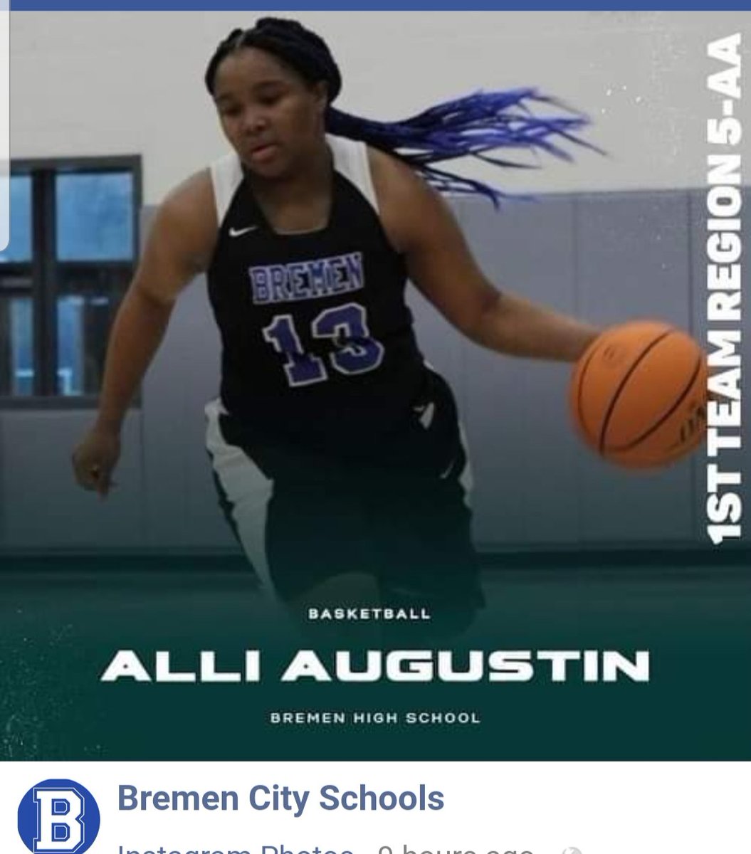 AlliAugustin's tweet photo. Honored to be named 1st team all region again!! https://t.co/CCOigCMns6