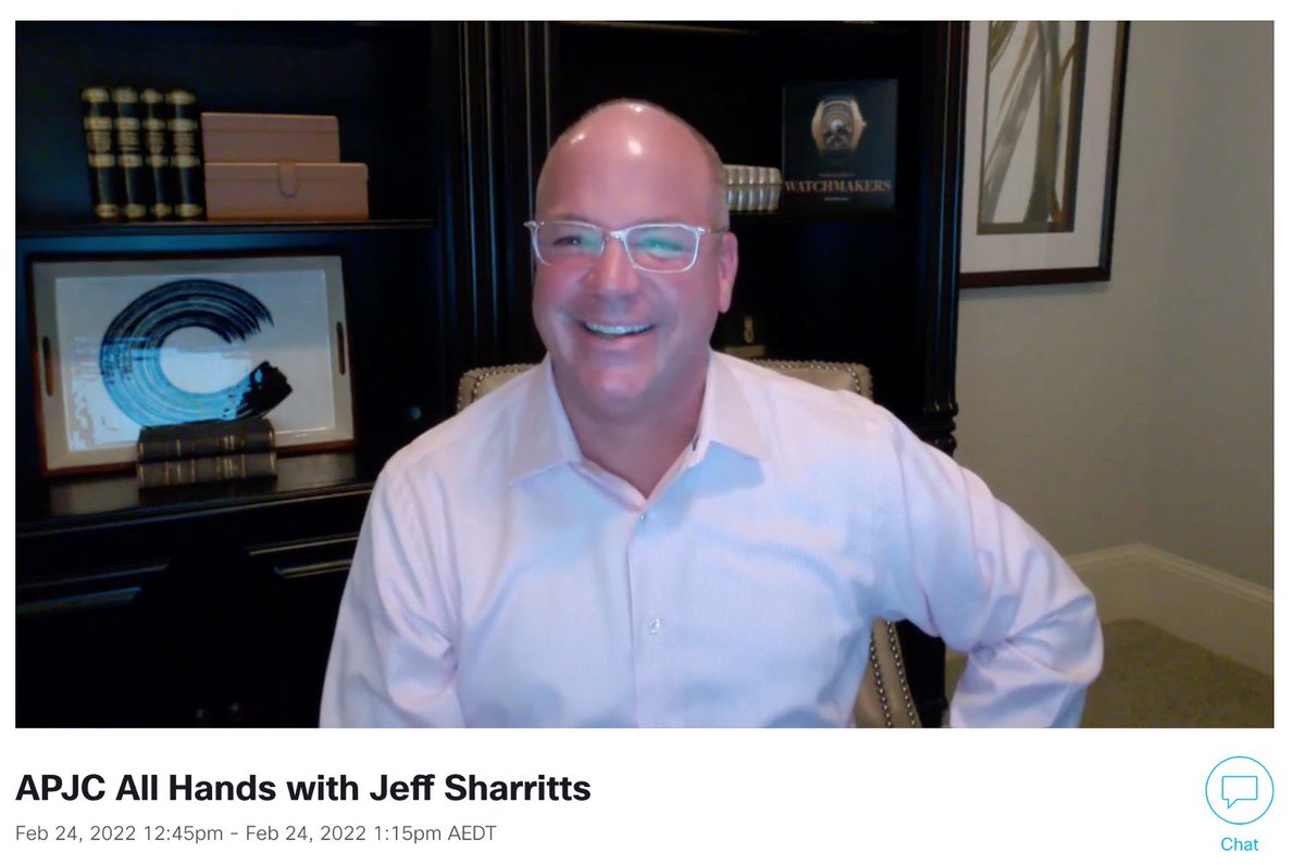 VarshaKanwar's tweet image. “Life is not about things you acquire; but the experiences you create/have with people” High energy, transparent and inspiring #CiscoAPJC All Hands with @davidstevenwest leading an engaging meet n greet 🎊🎉 with @JeffSharritts. #WeAreCisco #ExampleIsLeadership #CiscoAPJCProud 🙌🏽