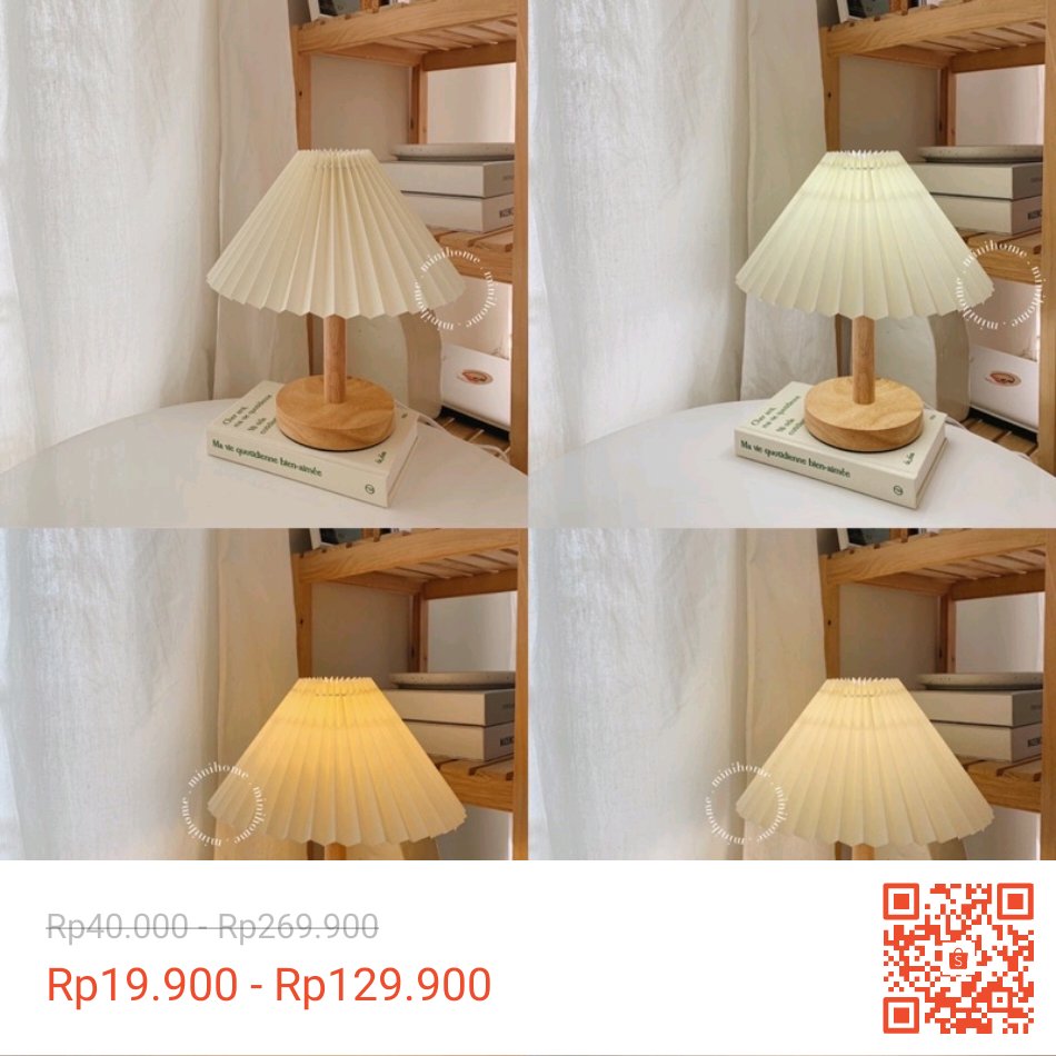 Mich4ellto3ing's tweet photo. Retro Pleated Lamp Lampu Meja Tidur Minimalis Lipit Korean Aesthetic Home Decor

https://t.co/Lk5wy7NxJX https://t.co/Iq69CNrPoU