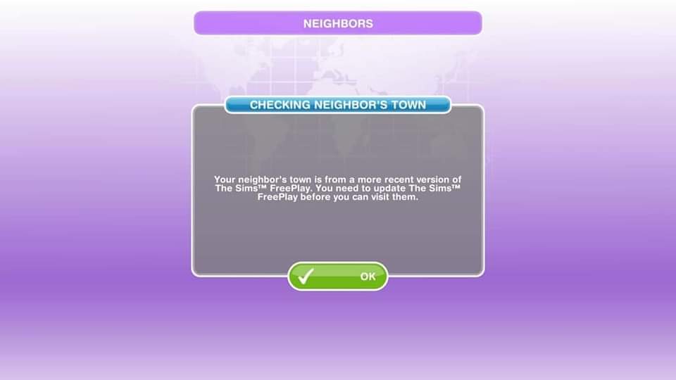 GameWithEden's tweet photo. #GameBugs Apparently, iOS user can't visit Android SimTown at the moment until iOS get (my opinion) at least another mini update. Especially Android's CF/PF owner or user.

@SimGuruAlana @SimGuruMegz @SimGuruPenny @SimGuruIceFox @TheSimsFreePlay https://t.co/Nejsu4nUTH