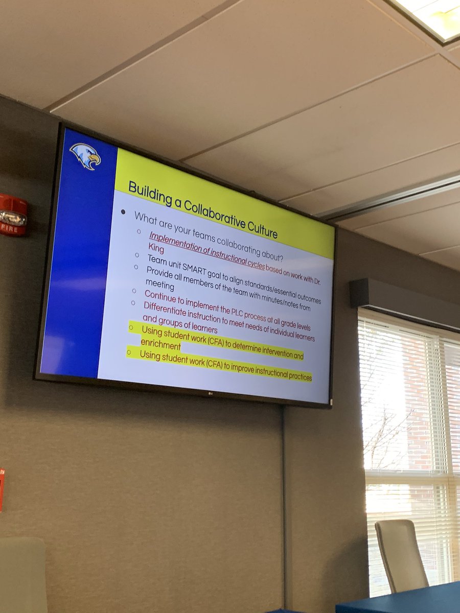 What happens when your school Improvement plan is a living, breathing document?- you have collaborative discussions around it, analyze where you’re at with it, celebrate it and continue to improve it! Love it! #d73inspires