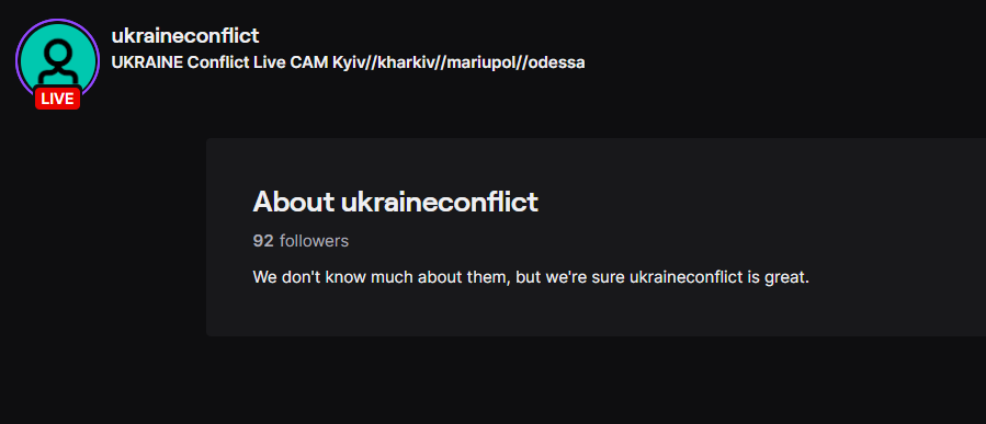 shithead6936's tweet photo. #twitch UKRAINE CONFLICT IS GREAT! https://t.co/0Y0yYHdx74