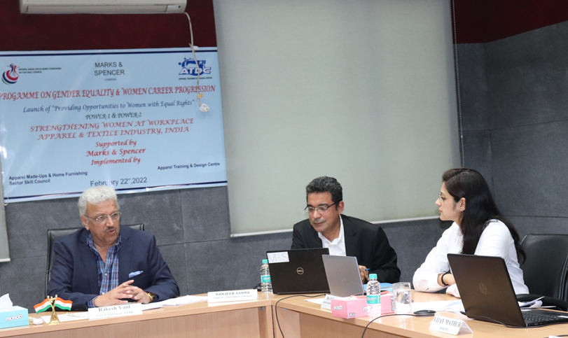 AtdcI's tweet photo. Launch of POWER-1, POWER-2 Programme on Gender Equality &amp; Women Career Programme held on 22 Feb 2022 at ATDC NHO Paridhan Vikas Bhawan, 50, Institutional Area, Sector 44, Gurugram, Haryana 122003 @AtdcI 
#ATDCIndia 
#Power1
#marksandspencers
#AMHSSC
#admissionsopen2022 https://t.co/dYqU1Wyzje