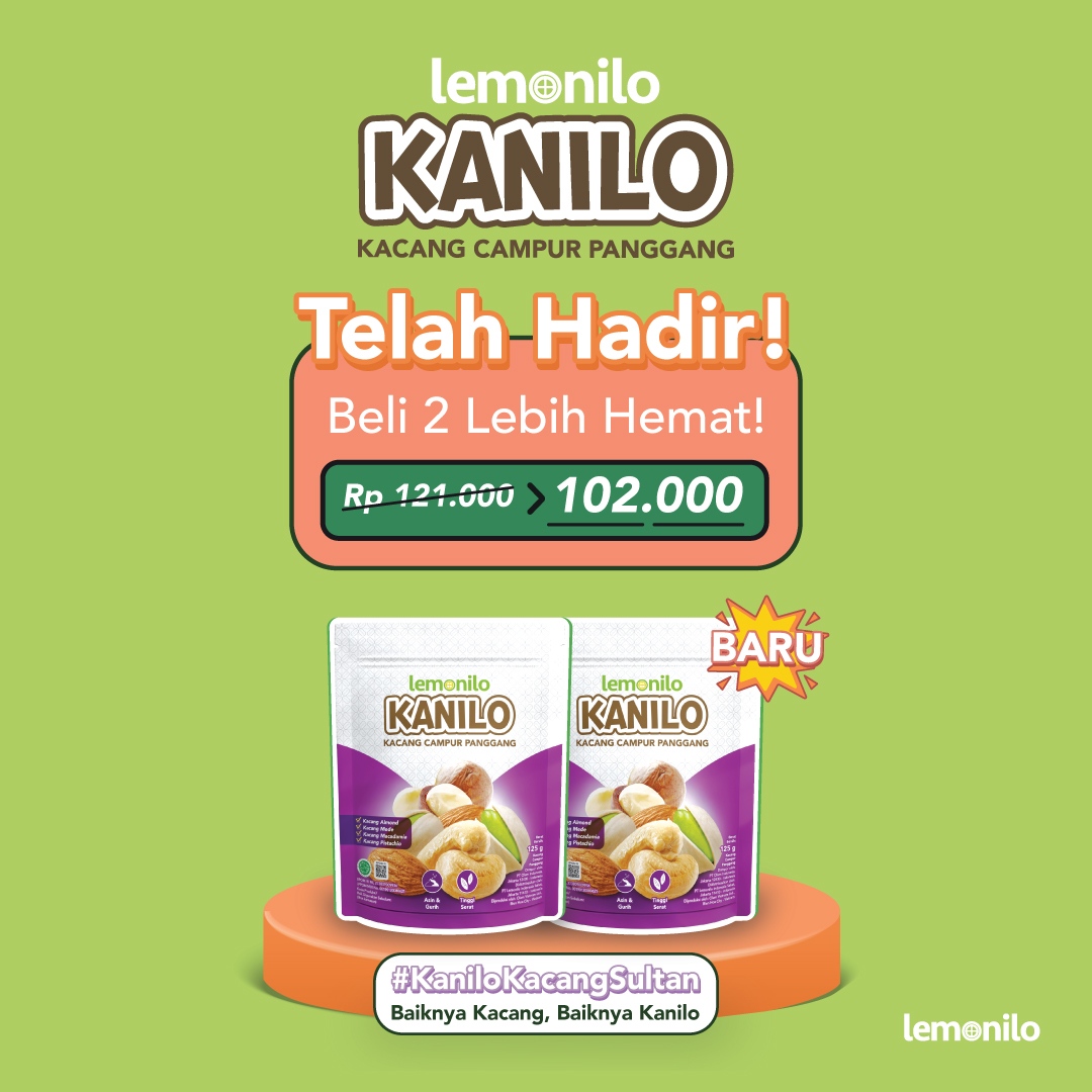 lemonilo's tweet photo. Beli Kanilo dimana sih? Nah, kan Minmon langsung diserbu pertanyaan ini deh pasti! 

Buat kamu yang udah ga sabar cobain Kanilo, kamu bisa langsung order di Web dan Aplikasi Lemonilo ya! 😊

#Kanilo #MenujuGenerasiHebat https://t.co/Yz2NehWOqw