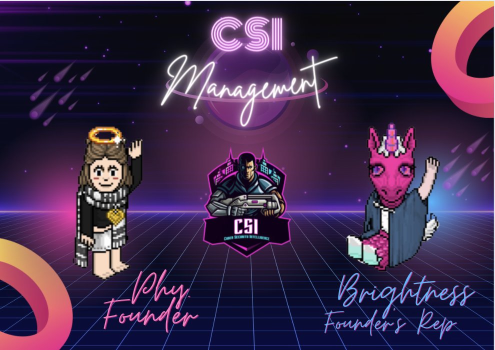 HabboCSI_'s tweet photo. I am pleased to announce Phy. has earned a well-deserved promotion to Founder effective 15 February 2022.

Phy. bring extensive experience in agency and solution and communication to her position, together Brightness as Phy's Founder Representative. https://t.co/frDsuYZrtw