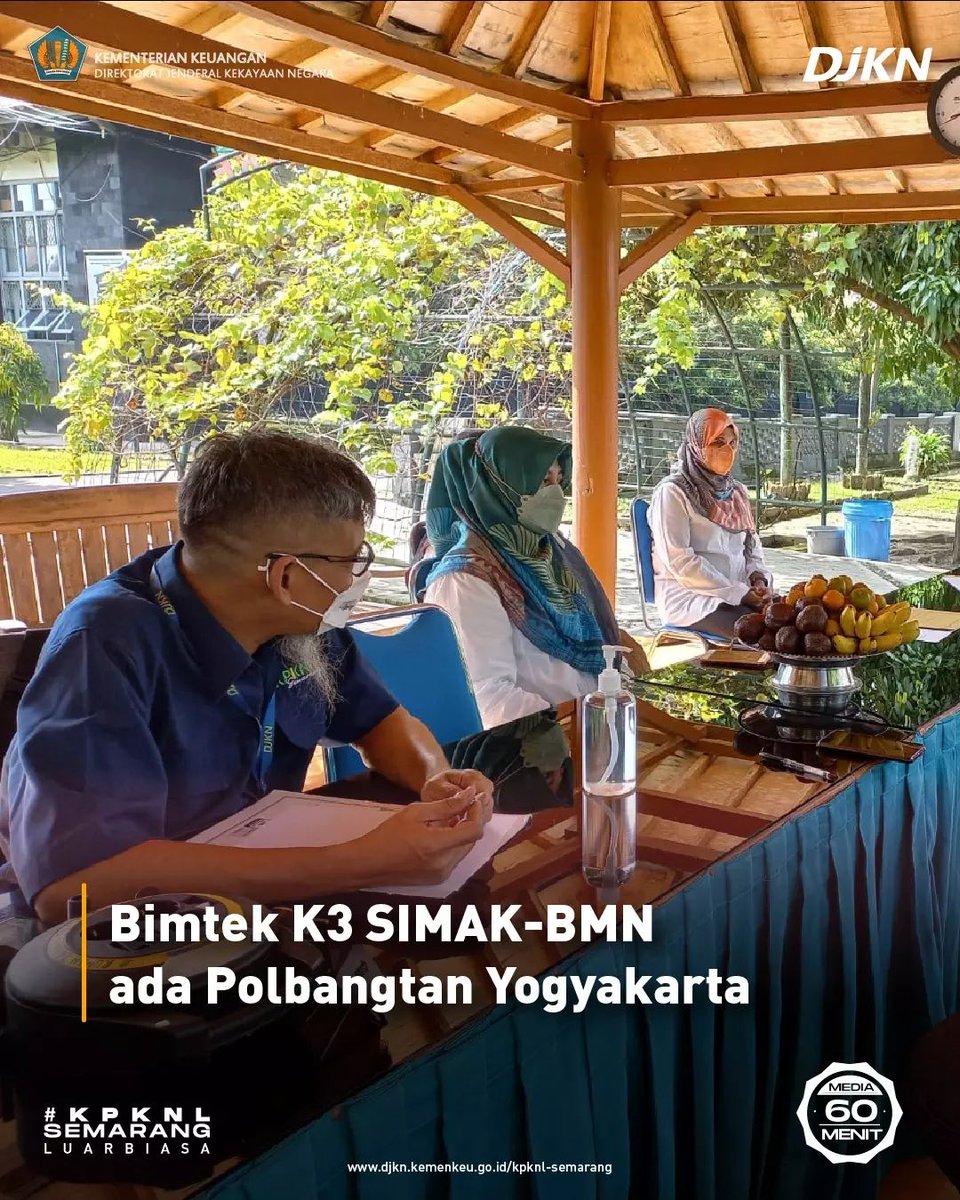 KPKNLSemarang's tweet photo. Dalam rangka Penggunaan Menu K3 Simak BMN Versi 21.1.0, pada (24/02) KPKNL Semarang melaksanakan Bimbingan Teknis (Bimtek) di Politeknik Pembangunan Pertanian (Polbangtan) Yogyakarta Magelang.

#SimakBMN
#JagaAsetNegara
#kpknlsemarangluarbiasa https://t.co/Gf4SQPRrJn