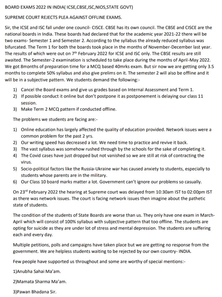 Tam200612's tweet photo. Share this as much as possible. Let everyone know every single details of our problems and sufferings
#ModijiHelpBoardStudents2022 https://t.co/pJFFXLQCMT