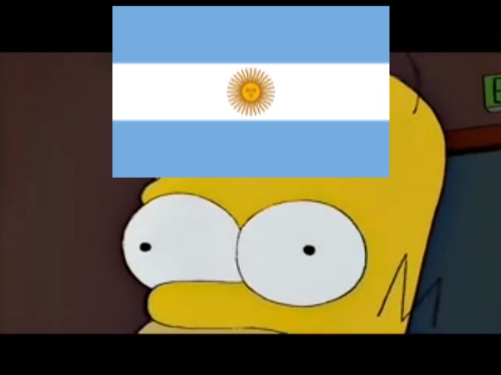 Disimula y ve despacio hacia las malvinas...