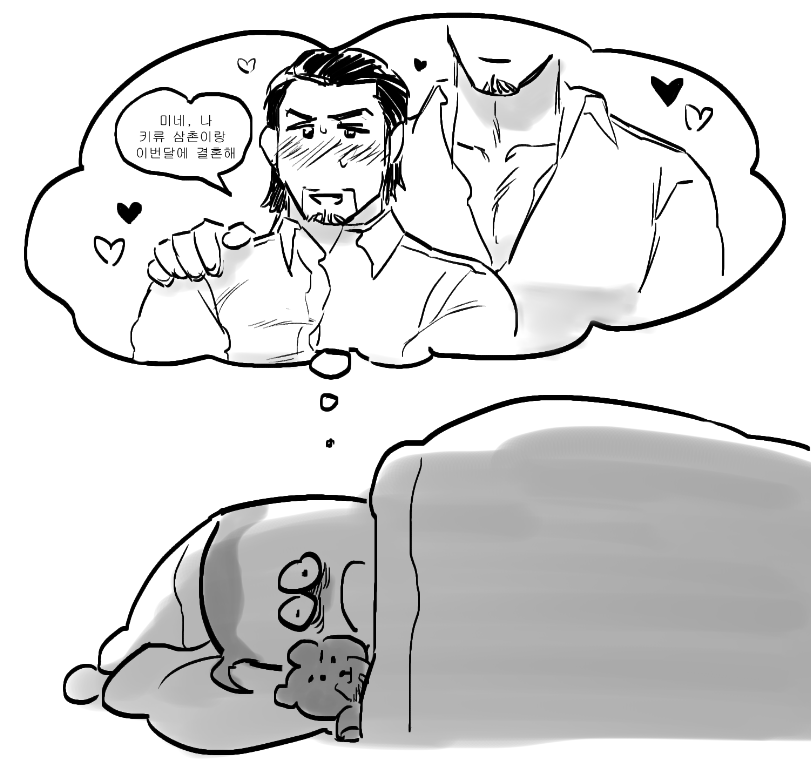 미네의 다이고와 키류 관계 대한 망상