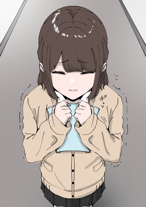 廊下でぶつかりかけなんとか踏みとどまったけど
相手が学内トップの可愛い子でそのあまりの可愛さに
死にかけた時の図 