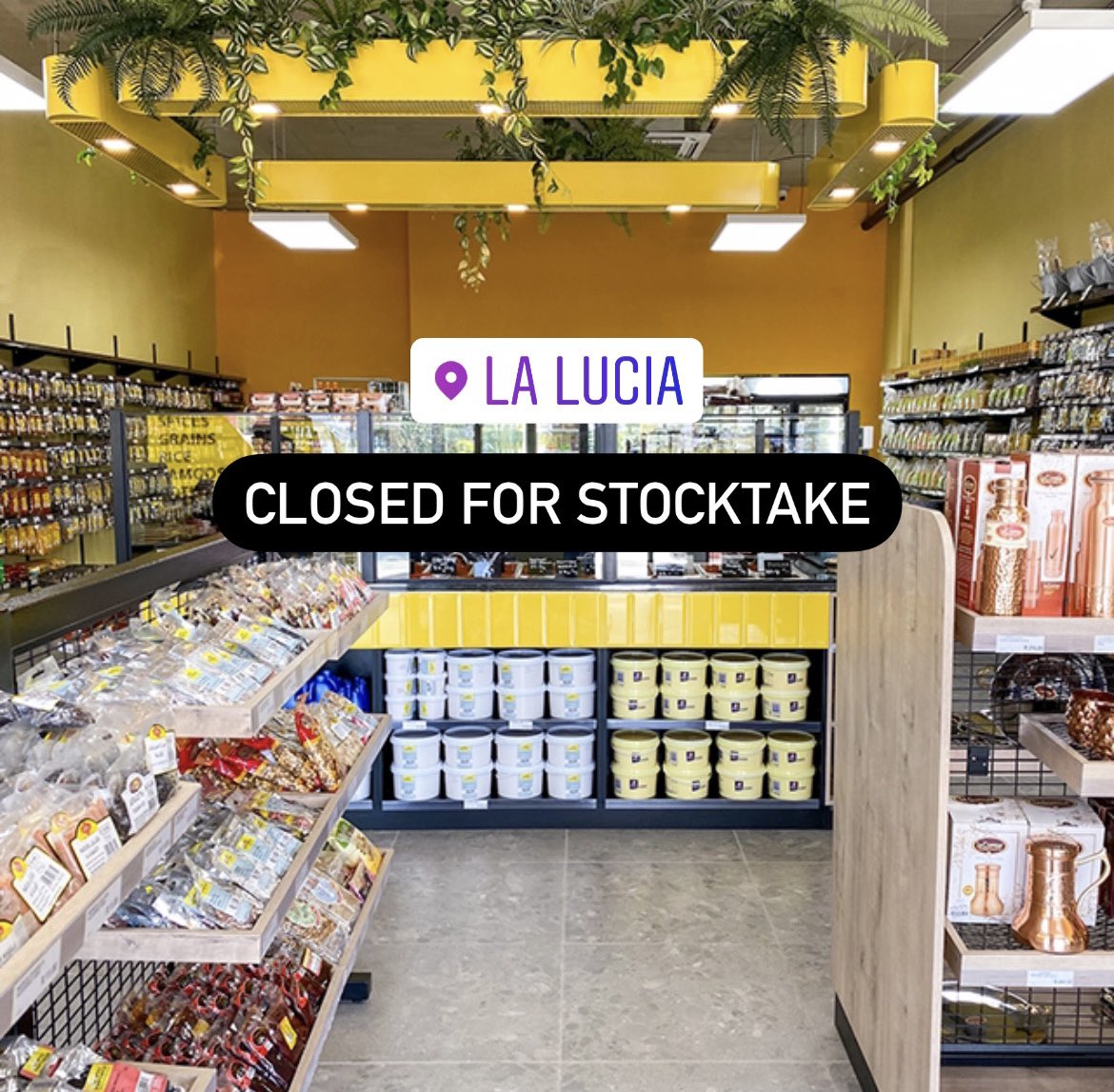 Please note that our La Lucia branch at Saxony Ilala Centre will be closed for stocktake today ✨ We apologise for any inconvenience caused.