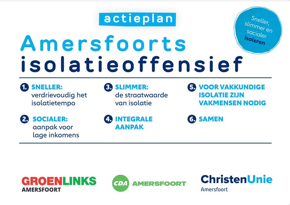 ChristenUnie Amersfoort (@cuamersfoort) on Twitter photo <a href="/CUAmersfoort/">ChristenUnie Amersfoort</a>, <a href="/GLAmersfoort/">GroenLinksAmersfoort</a> en <a href="/CDAAmersfoort/">CDA Amersfoort</a> lanceren Amersfoorts Isolatieoffensief! Een actieplan voor snellere, slimmere en socialere aanpak van woningisolatie. #Amersfoorts #isolatieoffensief #slimmer #sneller #socialer
ad.nl/amersfoort/6-p… <a href="/CUAmersfoort/">ChristenUnie Amersfoort</a>, <a href="/GLAmersfoort/">GroenLinksAmersfoort</a> en <a href="/CDAAmersfoort/">CDA Amersfoort</a> lanceren Amersfoorts Isolatieoffensief! Een actieplan voor snellere, slimmere en socialere aanpak van woningisolatie. #Amersfoorts #isolatieoffensief #slimmer #sneller #socialer
ad.nl/amersfoort/6-p…