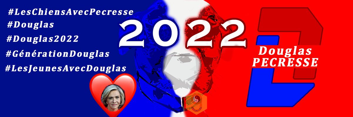 TX_9000's tweet photo. Pour les plus motivés d'entre vous, voici la bannière twitter officielle de @DouglasPecresse
#Douglas
#DouglasPecresse
#DouglasLeChien
#douglasgate
#douglas2022
#GenerationDouglas
#LesJeunesAvecDouglas https://t.co/cnKbcZIURe