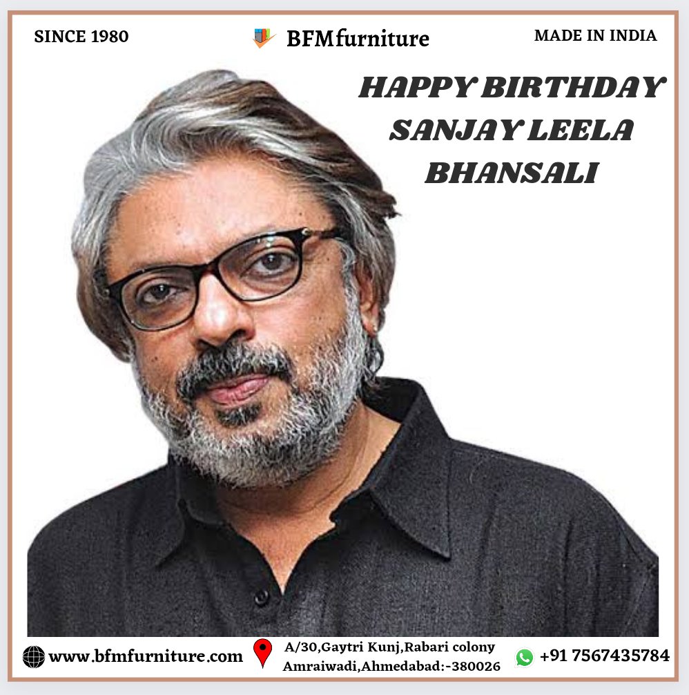 Happy Birthday Sanjay Leela Bhansali      