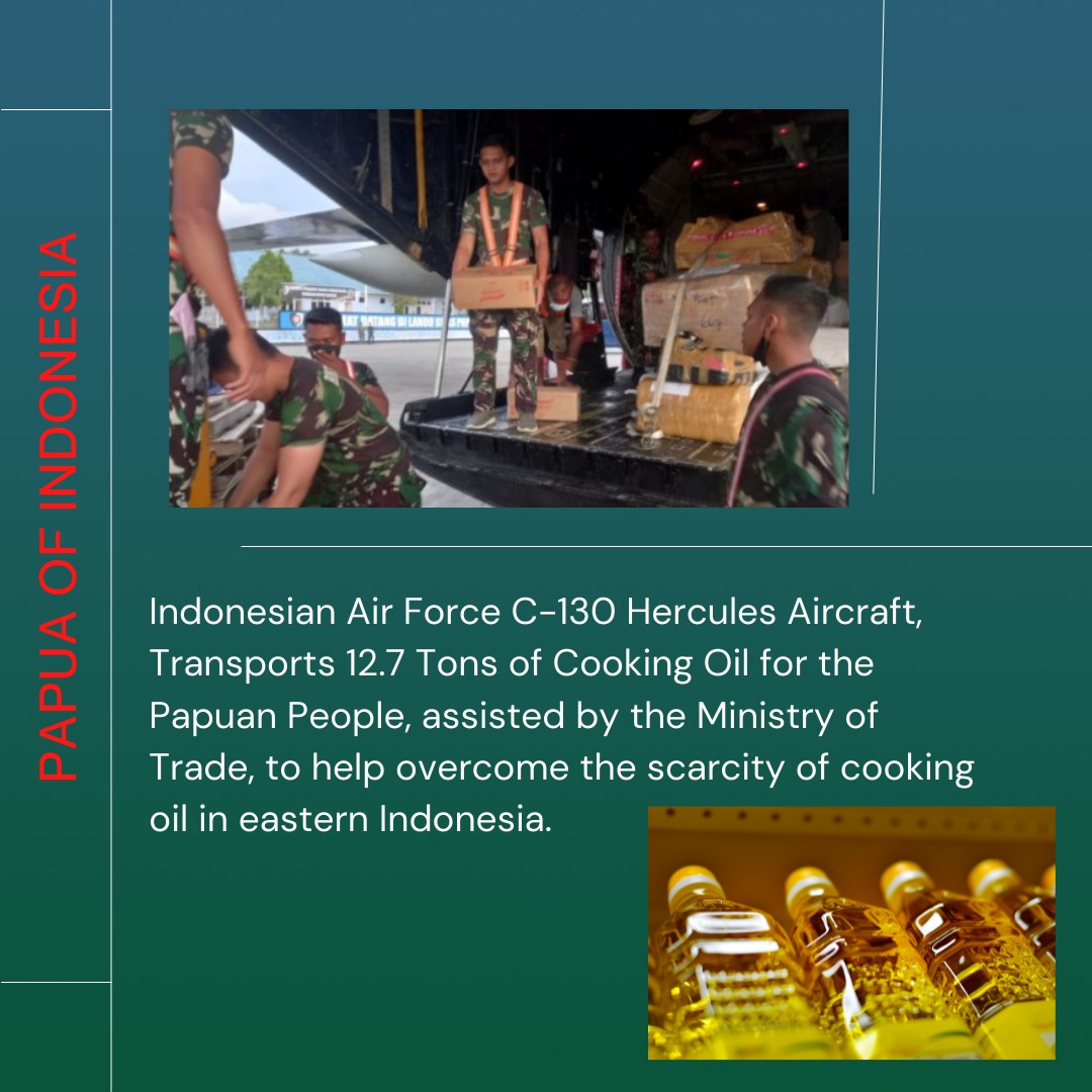 MaxJillian1's tweet photo. As cooking oil is low in quantity in Indonesia right now, this would mean a lot for the Papuan people and their necessity https://t.co/DCtUM5xUlh