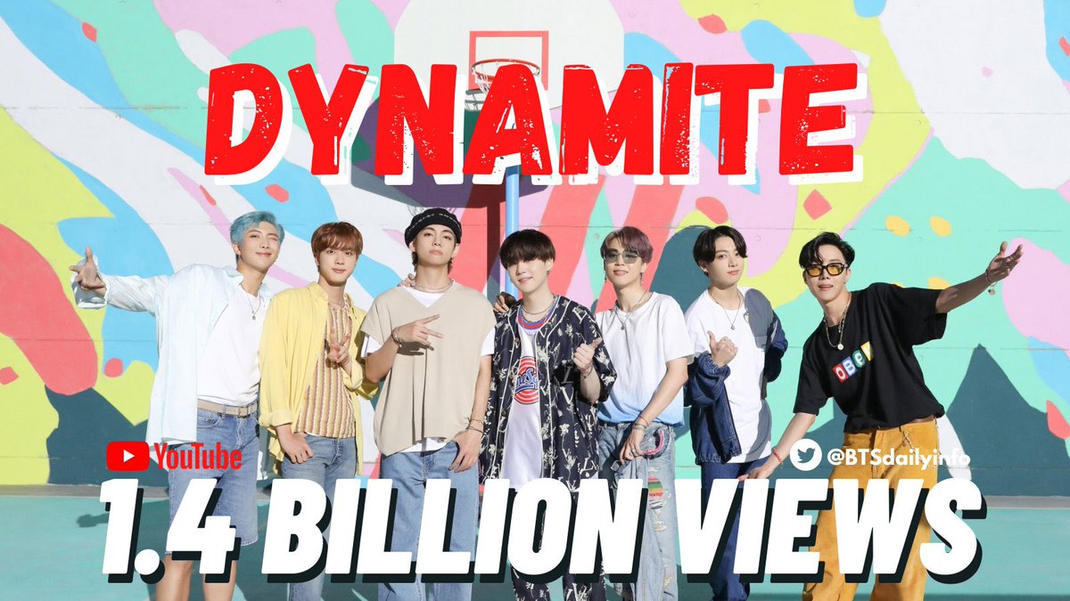 italianarmyfam_'s tweet photo. 🎥 [YOUTUBE] Ultimi traguardi:

• Il MV ufficiale di Butter ha superato 700 MILIONI di visualizzazioni #Butter700M 
• Il MV ufficiale di Dynamite ha superato 1.4 MILIARDI di visualizzazioni #Dynamite1_4B 

©BTSdailyinfo @BTS_twt https://t.co/gzHmJcv0qo