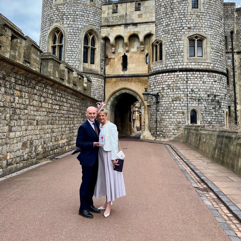 Very proud moment for Steve yesterday! He and Tracey were at Windsor Castle to be presented with his MBE.

Congratulations Steve, well deserved.

Please nominate others at: honours.cabinetoffice.gov.uk